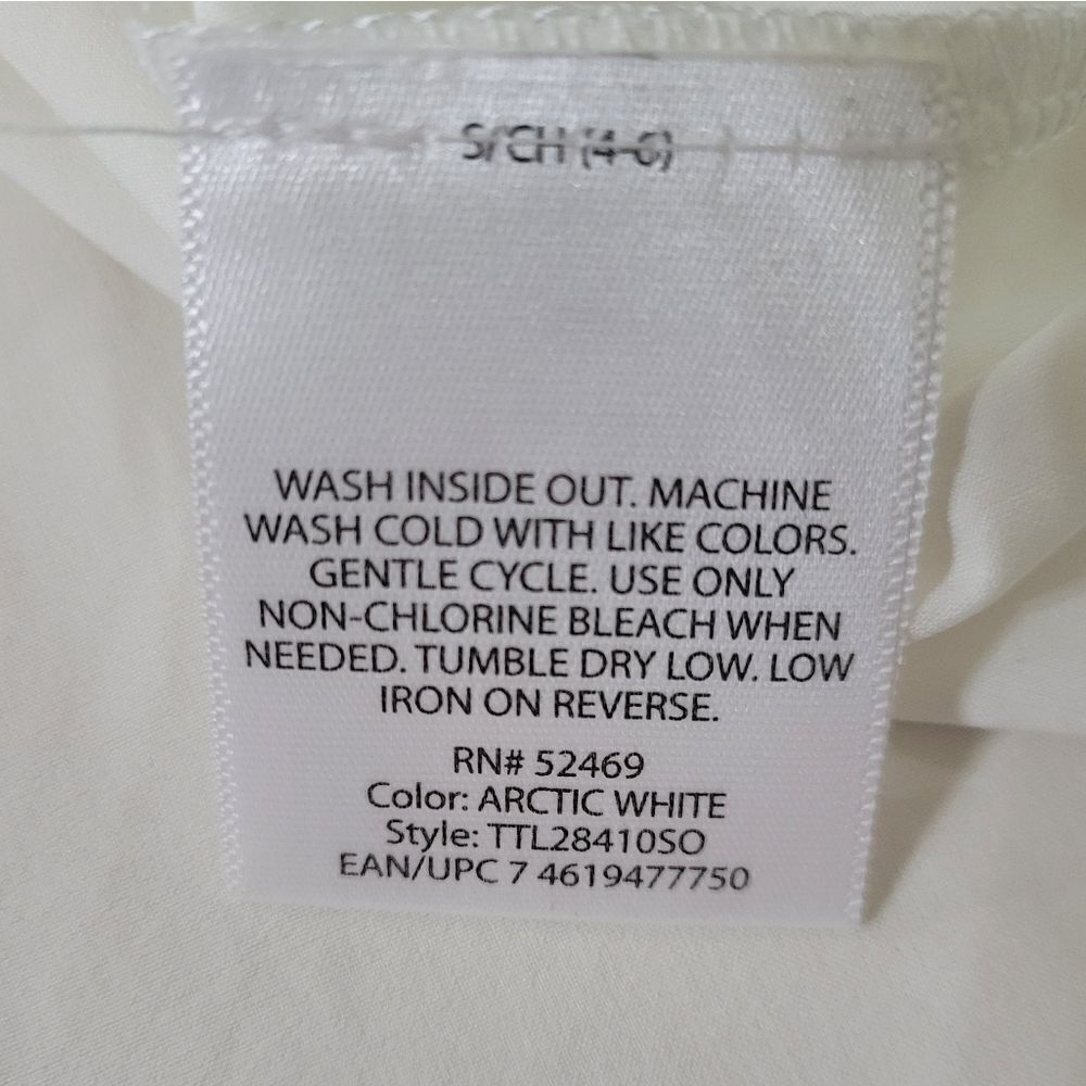 Time and Tru White Camisole Tank Top - Picture 10 of 11